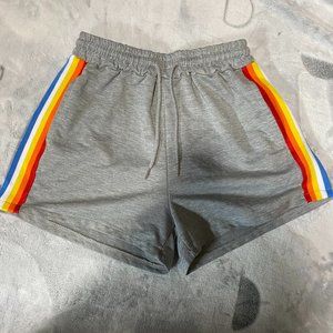 Shein Gray with colorful strip on the side size small